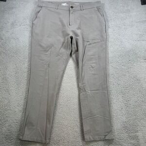 Mugsy Jeans Damens Khaki Chino Pants Flat Front Stretch Mens 40x29